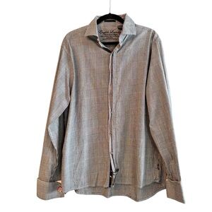 English Laundry XXL Gray Glen Plaid Button Down Shirt | Beatles Lennon McCartney